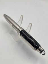Vtg Montblanc StarWalker Doué Rollerball Pen Black Resin Platinum Metal Germany picture