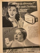 Ida Lupino, Lux Soap, Full Page Vintage Print Ad, aa picture