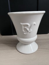 Vintage Antique Pharmacy Mortar Display RX White Ceramic picture