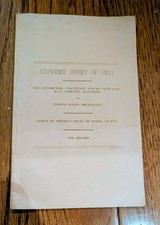 Pittsburgh, Cincinnati & St. Louis Ry Ohio Supreme Court Perry County 1878 picture