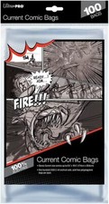 (100) Ultra Pro Modern Age Size Comic Book Bags Plus Acid Free Backing Boards picture