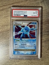 Pokemon Glaceon LV.X 98/100 Holo Majestic Dawn 2008 PSA 8 No Rayquaza Gold Star picture