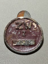 🇩🇪 WWII German Junkers Aircraft Factory Worker ID Badge – Zinc Lapel Tag picture