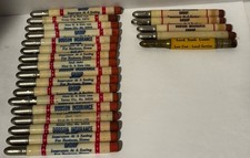Vintage Bullet Pencil Lot 22 Dodson Insurance Kansas City National Farm Loan picture