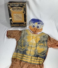 Rare Vintage 1930 40s Ben Cooper Walt Disney Donald Duck Halloween Costume w Box picture
