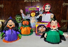 Lot Of 7 Vintage Halloween shakers Animated Figures - READ DESCRIPTION picture