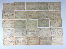 25 Antique 1929 Pharmacy Medical Rx Paper Prescription Hand-Written Some Dated S picture