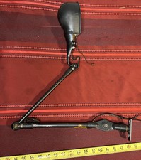 Vintage Sears Craftsman Articulating Industrial Bench Light Pull Chain WORKS picture