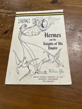 1956 Krewe of Hermes New Orleans Mardi Gras Program Ball Municipal Auditorium picture