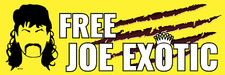 Free JOE EXOTIC - Tiger King Statement - UV Vinyl Bumper Sticker Decal M108 picture