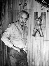 The cartoonist and illustrator Alain Aslan 1974 Historic Old Photo 1 picture