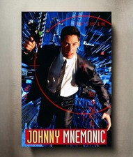 Johnny Mnemonic 8x12 Metal Movie Poster Sign picture
