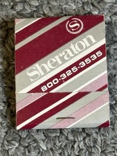Vintage Matchbook Sheraton Hotel USA Canada Preowned Matches Striped  picture