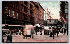 Adams Street Chicago Illinois - 1907 Posted d/b Postcard Street View picture