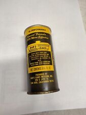 Vintage Bars Leak Radiator Head Gasket Sealer Metal Can Printed Label  5 1/2 oz picture
