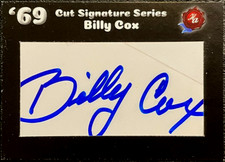 2019 Historic Autographs Billy Cox '69 Cut Signature Series Auto Hendrix Bassist picture