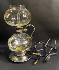 Vintage 1930s Silex 8 Cup Glass Electric Vacuum Coffee Maker -Complete picture