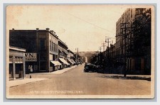 RPPC Pendleton OR Early Main Street view store fronts shops Oregon picture