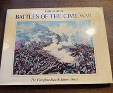 Battles of the Civil War Complete Kurz & Allison Prints 1861-1865  Fairfax 1979 picture