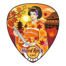 Hard Rock Cafe Kyoto AUTUMN Geisha Pin Badge from Japan picture