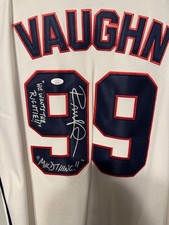 RANDY QUAID Signed Rick Vaughn Wild Thing Jersey w/insc JSA New Jersey Indians picture
