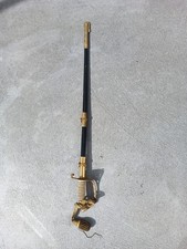 Vintage US German Made Model 1852 Engraved Navy Officer's Sword w/ Scabbard picture