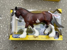 Breyer Horse #1716 SBH Phoenix Othello Wintersong Clydesdale Draft Sabino Box picture