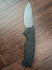 American Lawman Cold Steel Drop Point Lockback Black G-10 CPM S35VN Blade picture