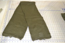 *2 scarf neckwear  wool OG 208 military USGI tube style army green good used picture