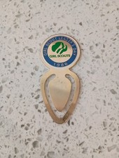 VINTAGE GIRL SCOUT BOOKMARK Adult Leader Day 1986 picture