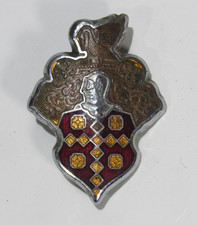 VTG 1948-50 Packard Radiator Badge Ornament Emblem Enamel Metal Grille Crest OEM picture