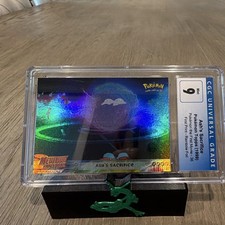 Topps 1999 Pokémon #36 Ash's Sacrifice 1st Print Rainbow Foil CGC 9 picture
