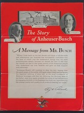 Anheuser-Busch History: 100+ Vintage Postcards 1905-1914 Sent to Busch Estates picture