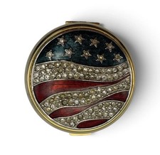 Vintage 1994 Estee Lauder America the Beautiful Crystals Lucidity Powder Compact picture