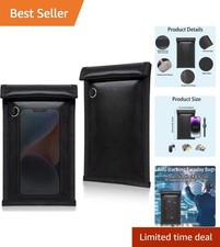 2 Pack Faraday Bags for Phones & Keys - Fireproof, Waterproof Signal Blocker picture