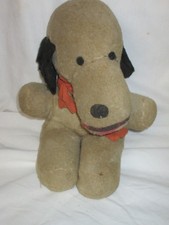 Snoopy? Plush Dog Beagle 1950s Mohair? Vintage Old picture