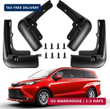 Mud Flaps for Toyota Sienna/Granvia 2021-2025,4PCS Mudflap Kit Splash Guards Fit picture