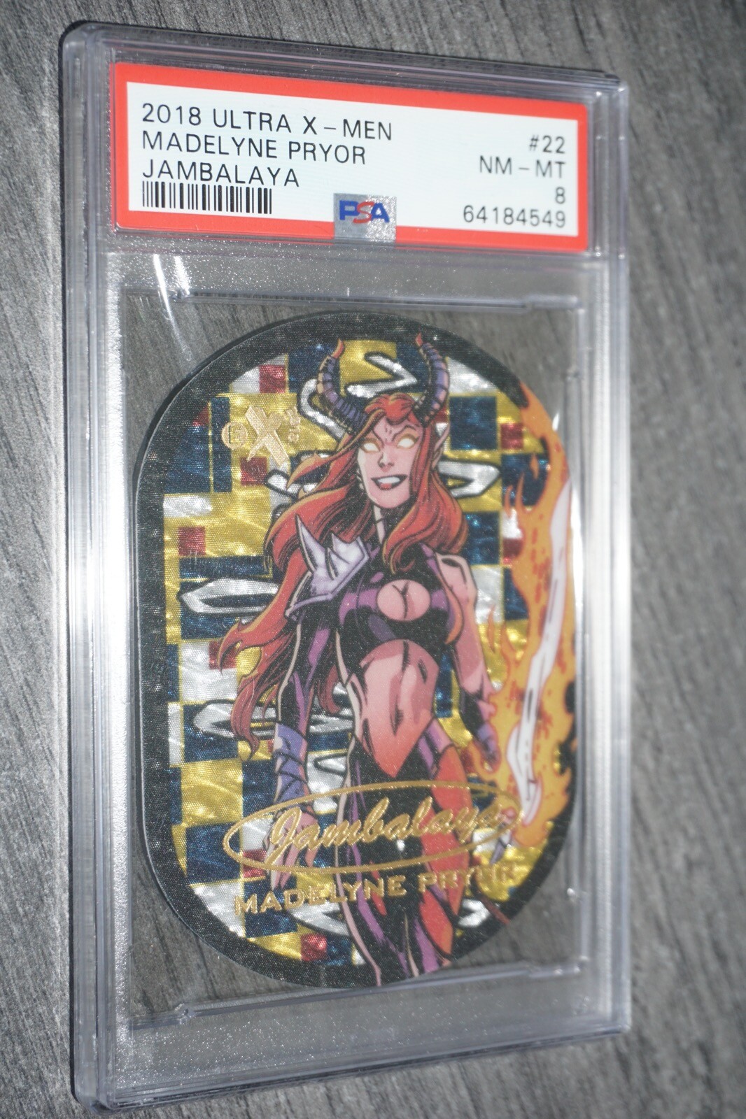 Madelyne Pryor 2018 Fleer Ultra X-Men Jambalaya #22 Nm Mt Psa 8