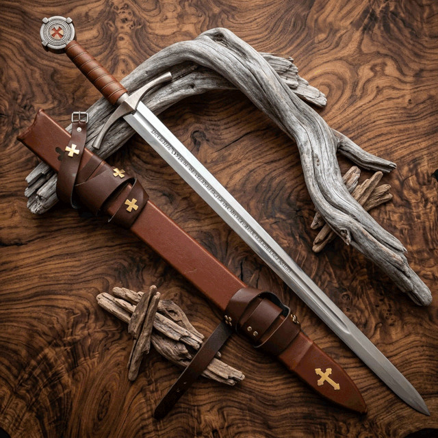 Handmade Faithkeeper Knights Templar Sword Medieval Crusader Replica Collectible