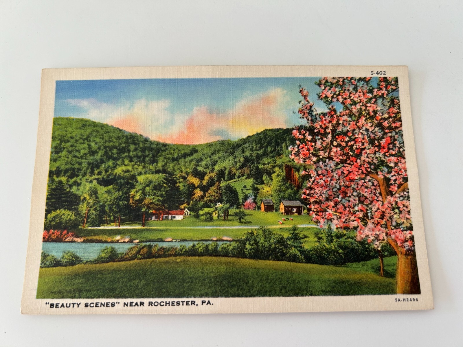 Beauty Scenes near Rochester Pennsylvania Postcard