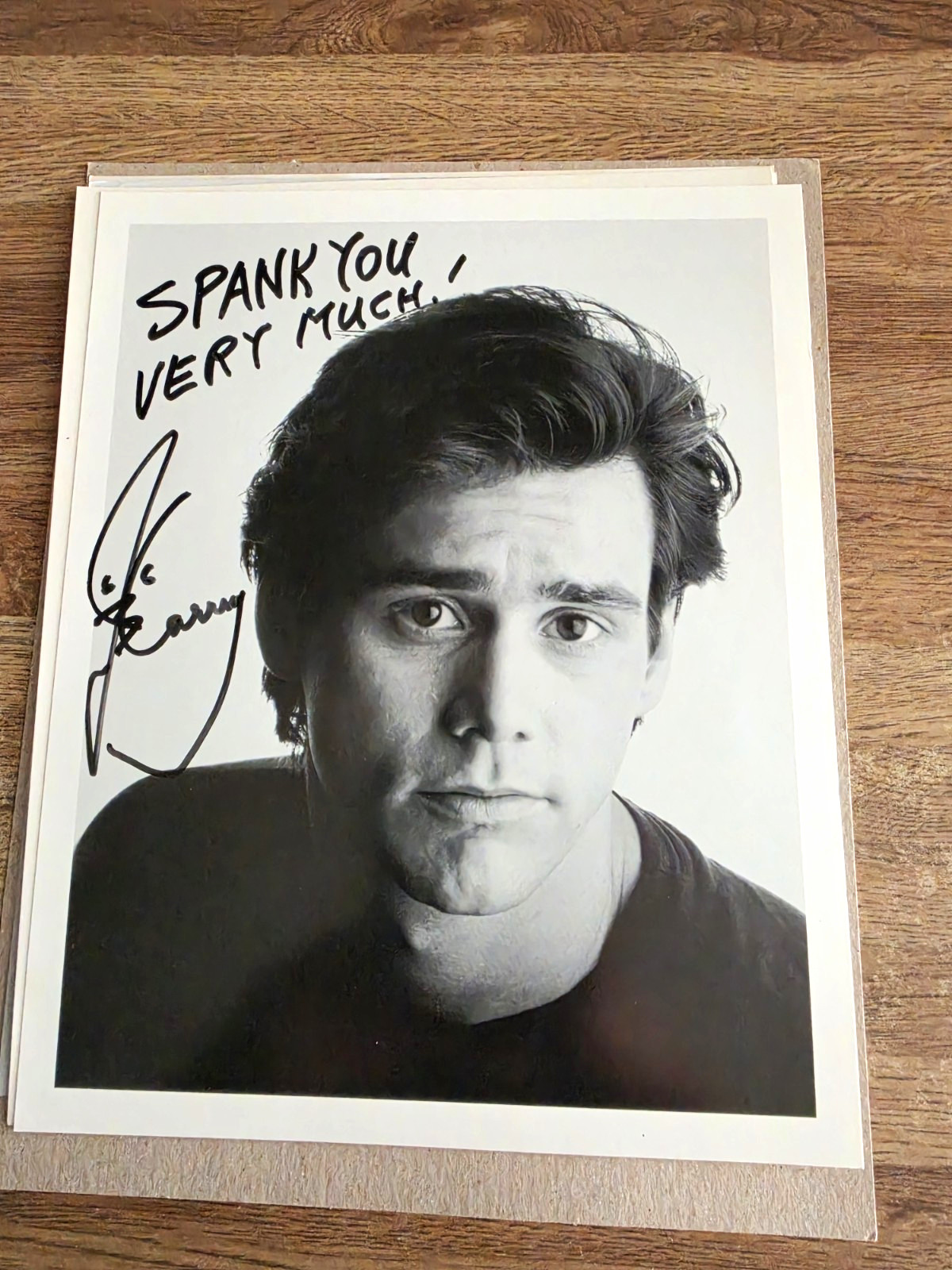 Autographed Portrait Jim Carey 