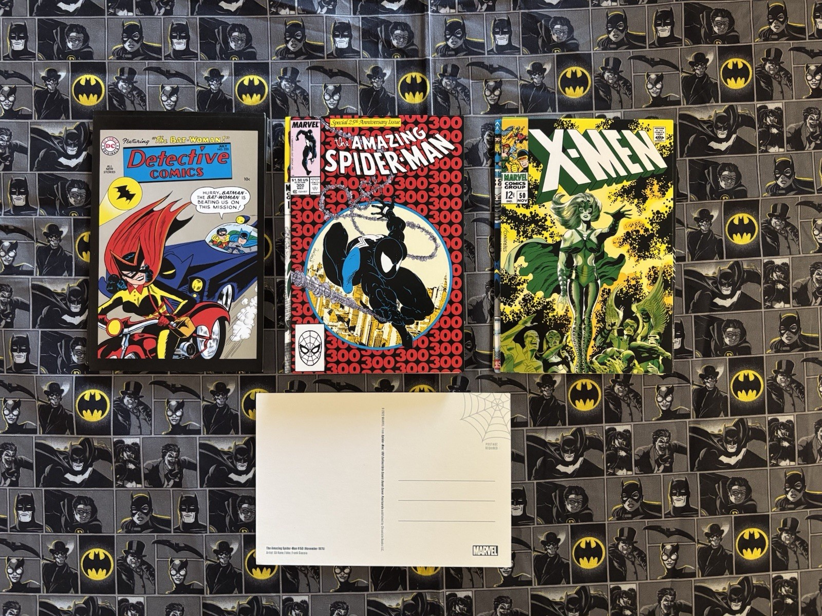Mixed Lot Of:DC 2010,X-Men 2023 & The Amazing Spider-man 2022 Post Cards
