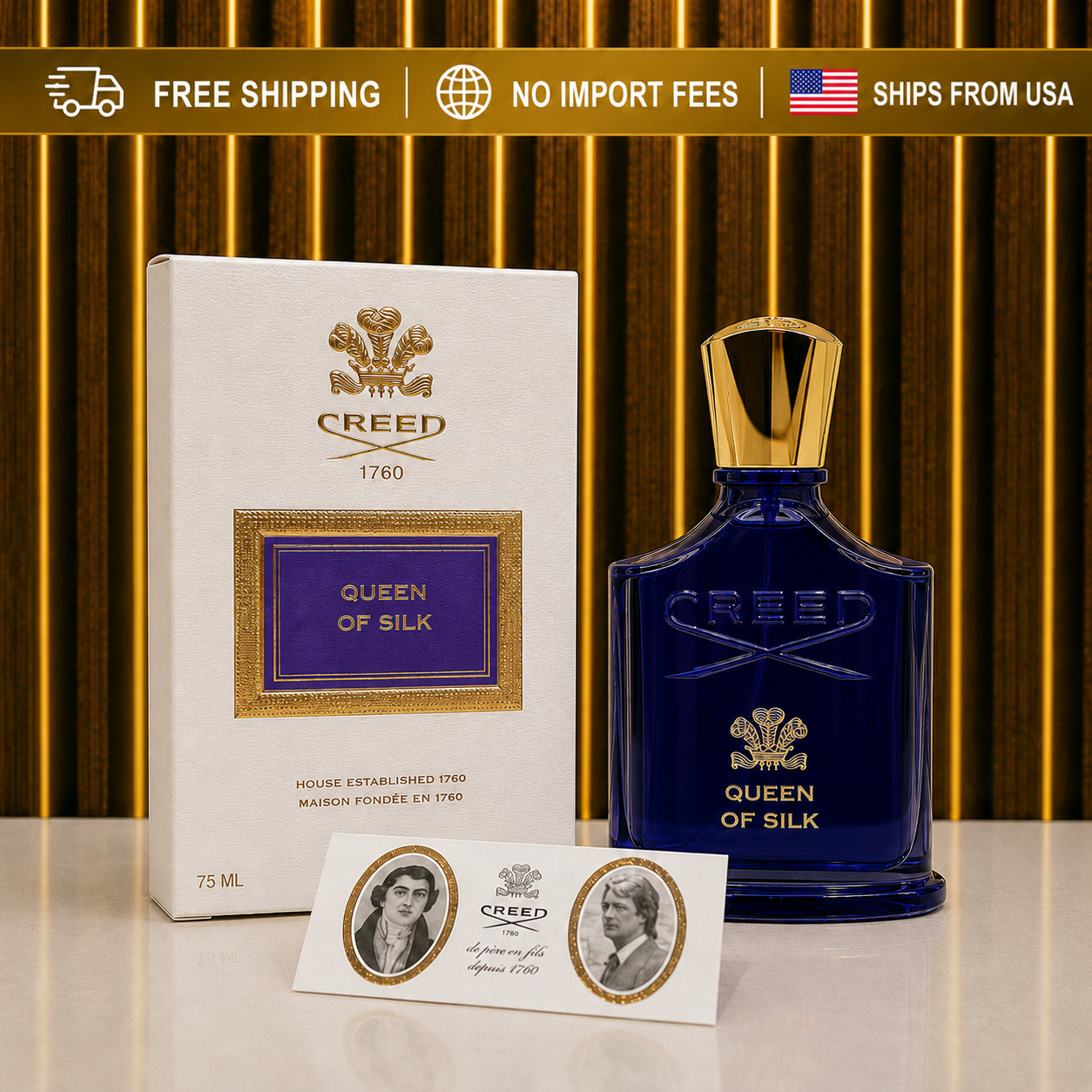 creed queen of silk Eau De Parfum 75ml for women new in box