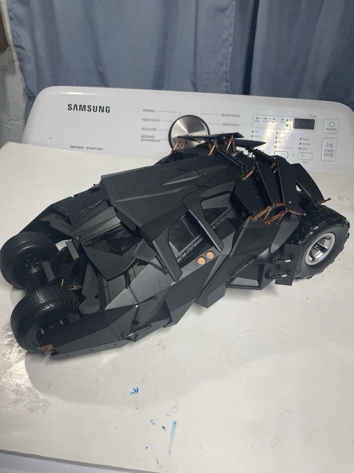 Used Custom - Soap studio Batmobile tumbler 1:12 With Re-wired Lights And Sound