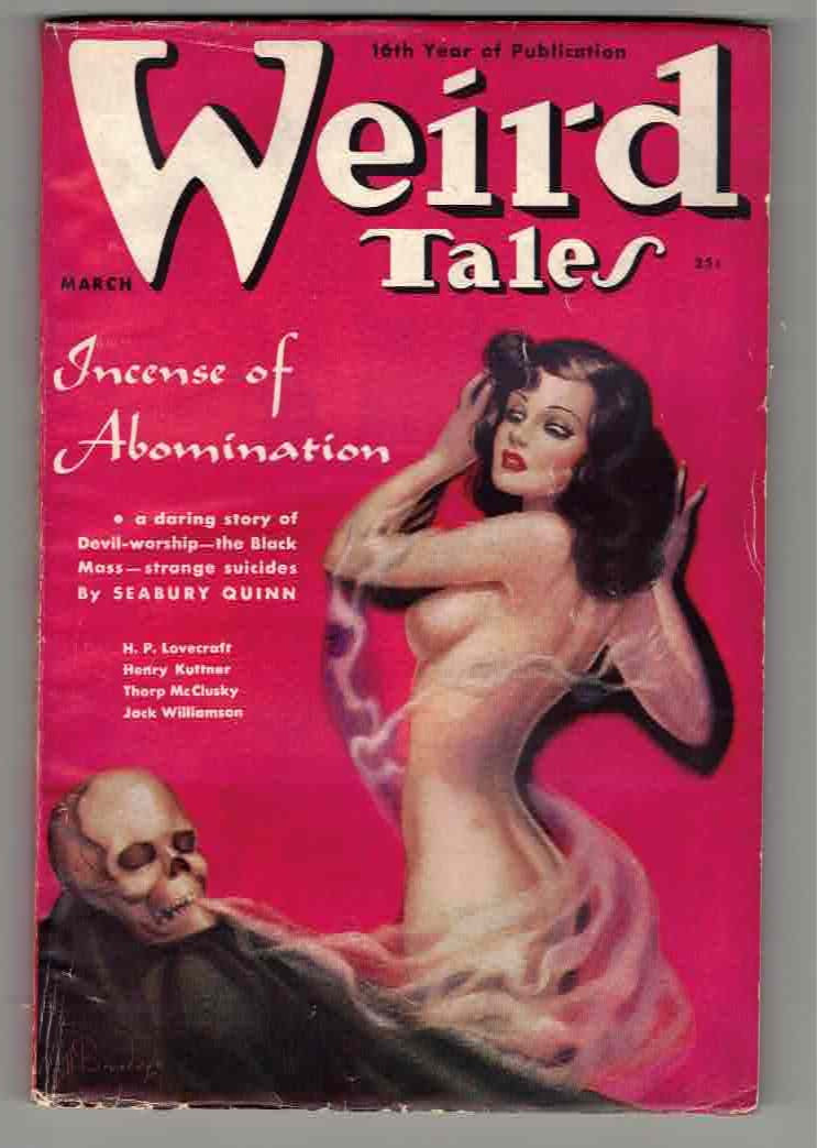 WEIRD TALES March 1938 - H.P. Lovecraft 
