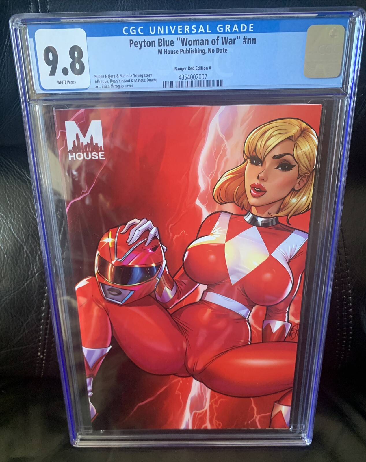 Power Rangers Comic homage Cgc 9.8 LTD 25 copies Only MHouse comics.🔥