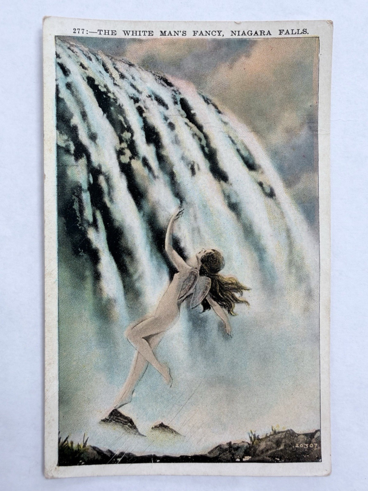 The White Man’s Fancy, Niagara Falls Postcard #277 Unused Made In USA