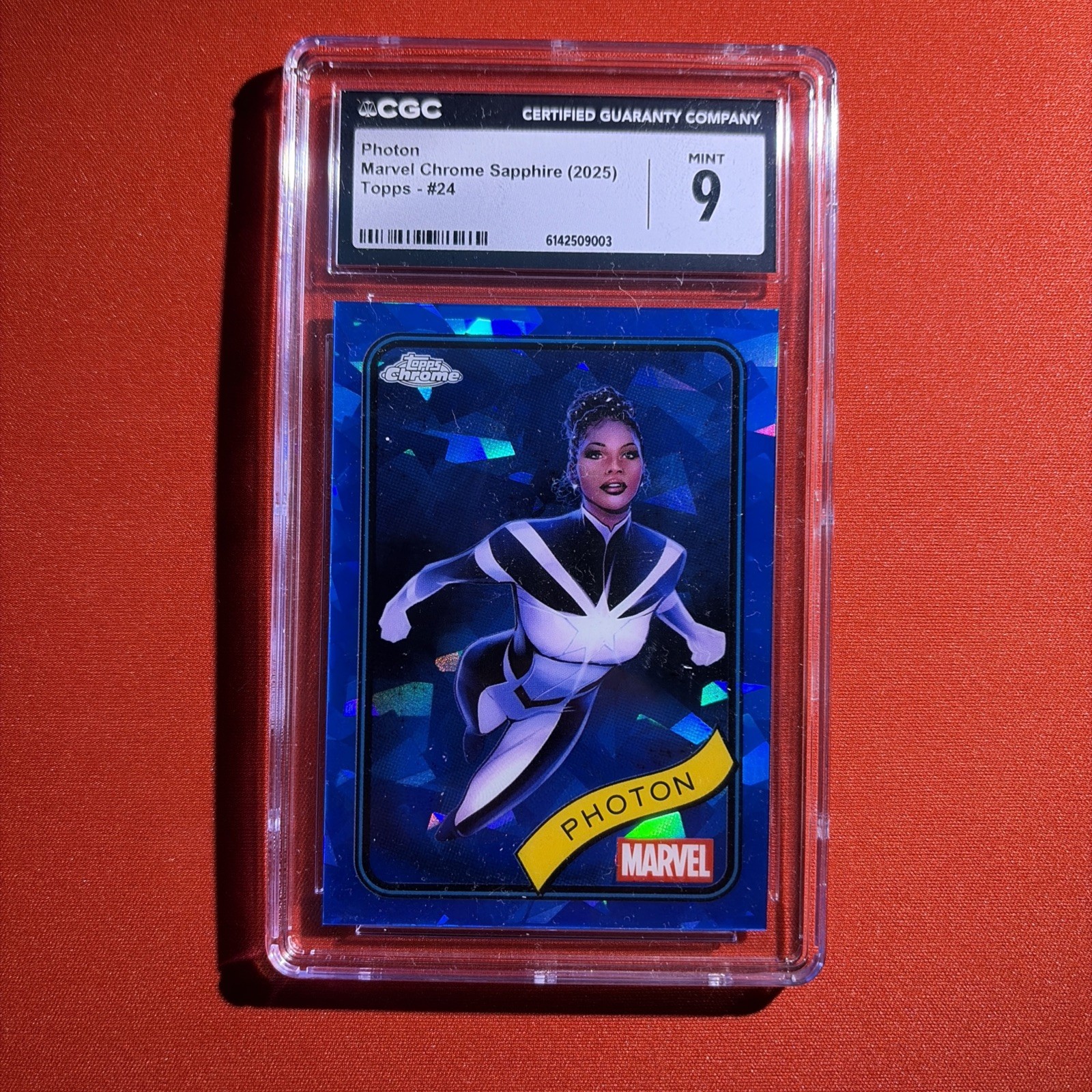 Photon #24 CGC 9 Topps Chrome Sapphire 2025 Marvel Refractor