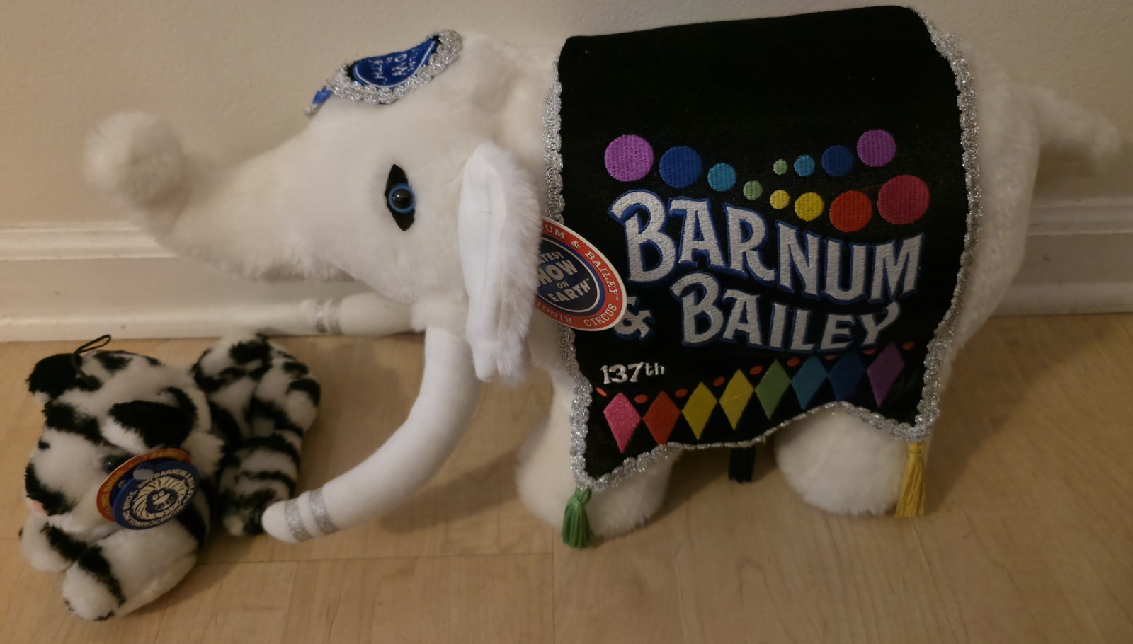 Ringling Brothers Barnum & Bailey Elephant and Cub White Tiger