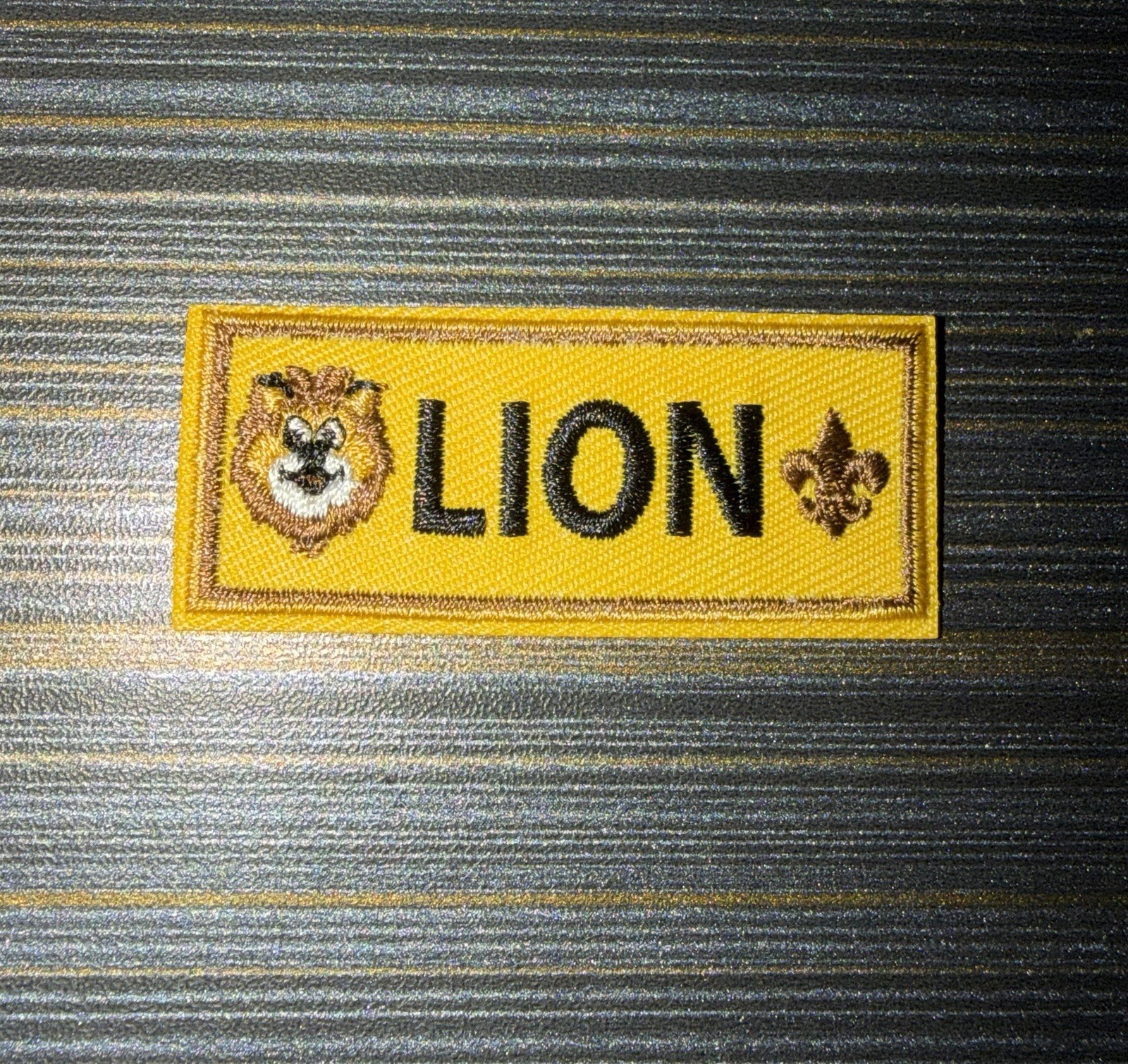 BSA Cub Scout Lion Rank Patch Boy Scouts Of America Rectangular Discontinued New